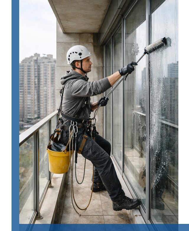 Профессиональная мойка балконного остекления в Удомле