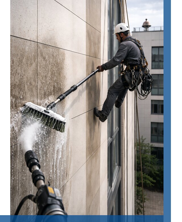 Мойка фасада из керамогранита в Удомле от 312 р. | ВЫСОТНИК-Дмл