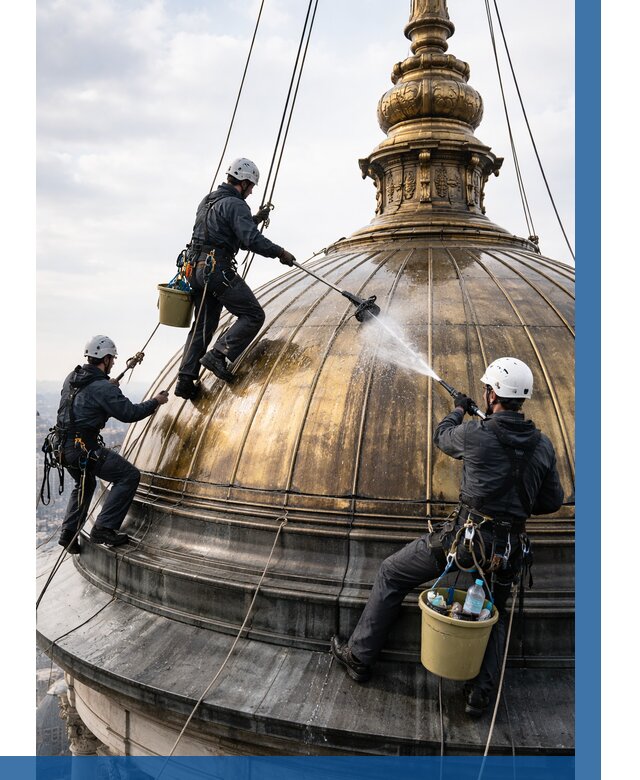 Мойка куполов и шпилей в Удомле от 8311 р. - заказать | ВЫСОТНИК-Дмл