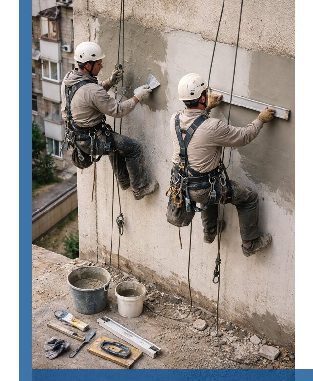 Комплексный ремонт штукатурного фасада с гарантией в Удомле