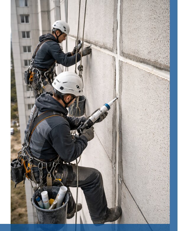 Герметизация межпанельных швов в Удомле от 727 р. | ВЫСОТНИК-Дмл