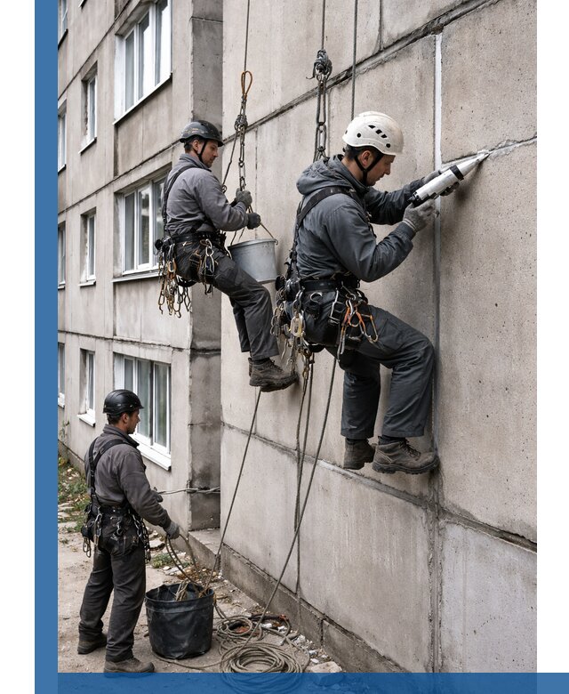 Герметизация межпанельных швов в Удомле с гарантией герметичности