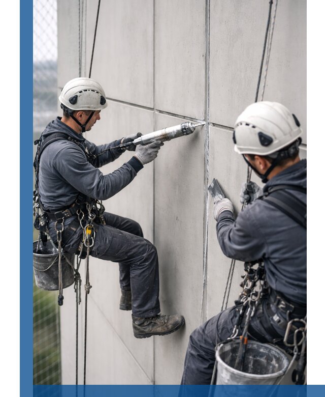 Первичная герметизация швов фасадов и кровель в Удомле