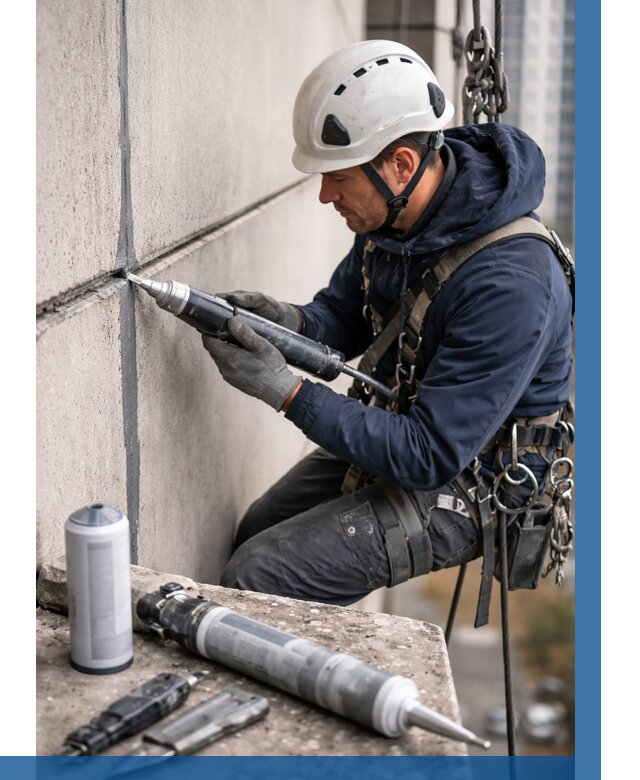 Вторичная герметизация швов в Удомле от 468 р. | ВЫСОТНИК-Дмл