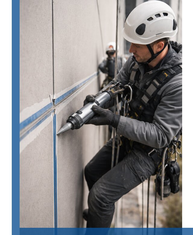 Герметизация стыков фасадных панелей в Удомле качественно и быстро