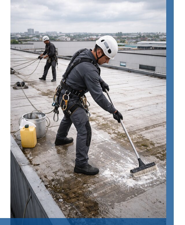 Очистка крыши по графику в Удомле от 7792 р. | ВЫСОТНИК-Дмл