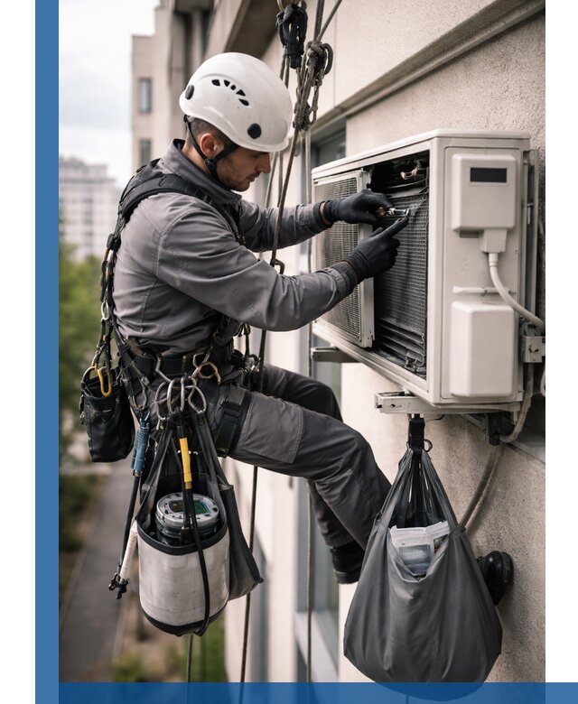 Обслуживание внешнего блока кондиционера в Удомле профессионально