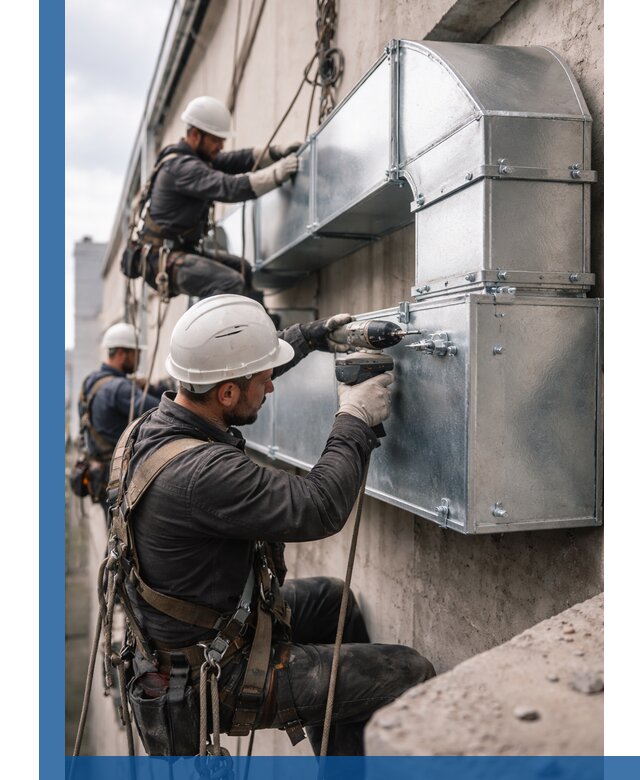 Профессиональный монтаж вентиляционных коробов в Удомле под ключ