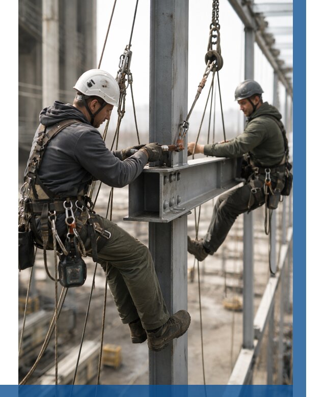 Монтаж металлоконструкций на высоте в Удомле от 3636 р. | ВЫСОТНИК-Дмл