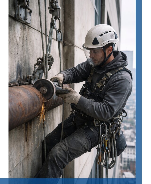 Резка металла на высоте в Удомле по цене от 4675 р. | ВЫСОТНИК-Дмл