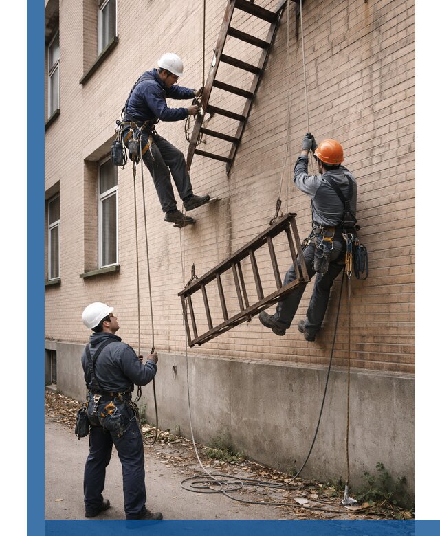 Демонтаж пожарной лестницы в Удомле быстро и безопасно