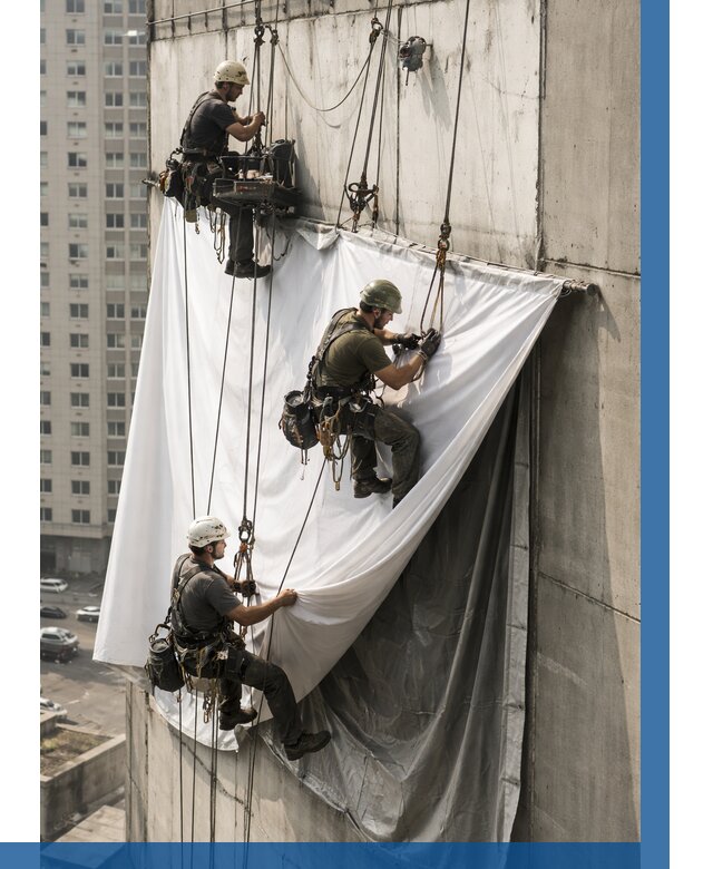 Замена баннерного полотна в Удомле от 6753 р. | ВЫСОТНИК-Дмл—заказать