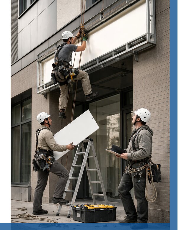 Монтаж светового короба в Удомле от 6753 р. | ВЫСОТНИК-Дмл