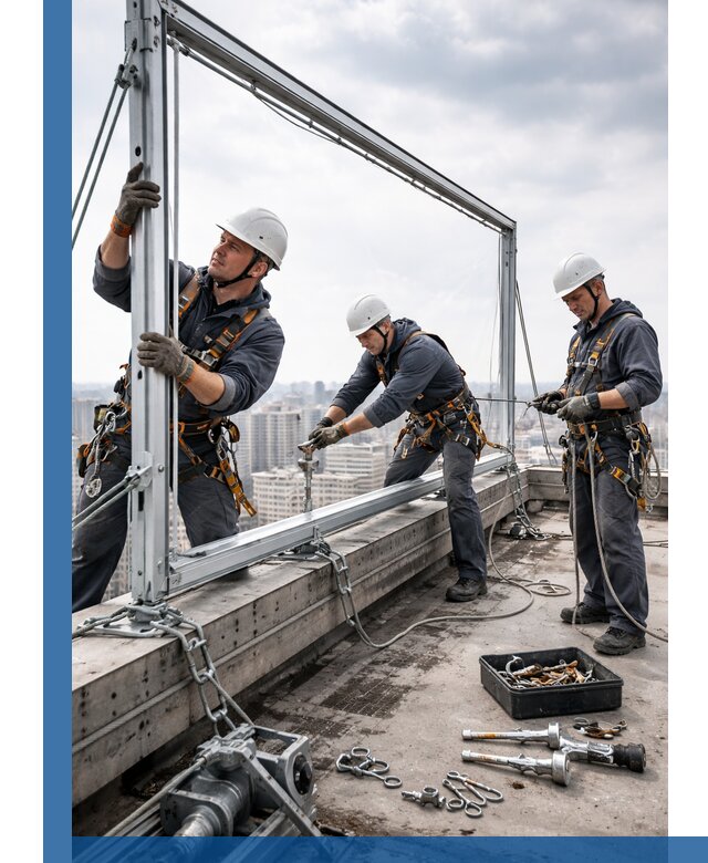 Монтаж крышных рекламных конструкций под ключ в Удомле