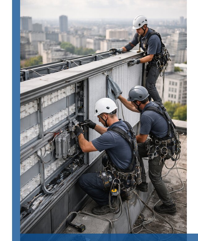 Профессиональное обслуживание крышной рекламы в Удомле под ключ