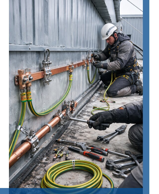 Монтаж заземления здания в Удомле от 25973 р. | ВЫСОТНИК-Дмл