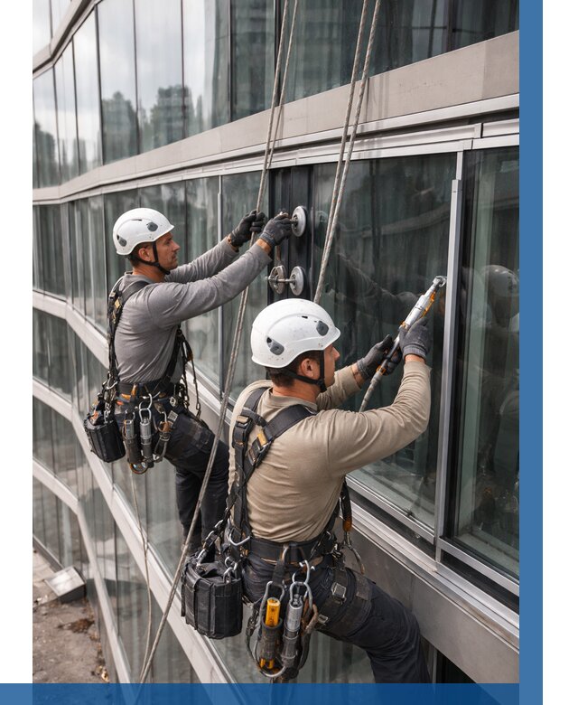 Радиусное остекление фасада в Удомле от 12467 р. | ВЫСОТНИК-Дмл