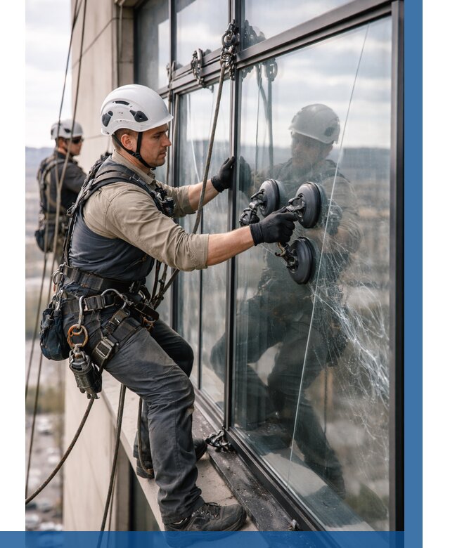 Замена стекла в витраже в Удомле под ключ от 8831 р. | ВЫСОТНИК-Дмл