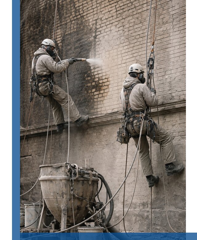 Пескоструйная очистка фасадов в Удомле профессионально