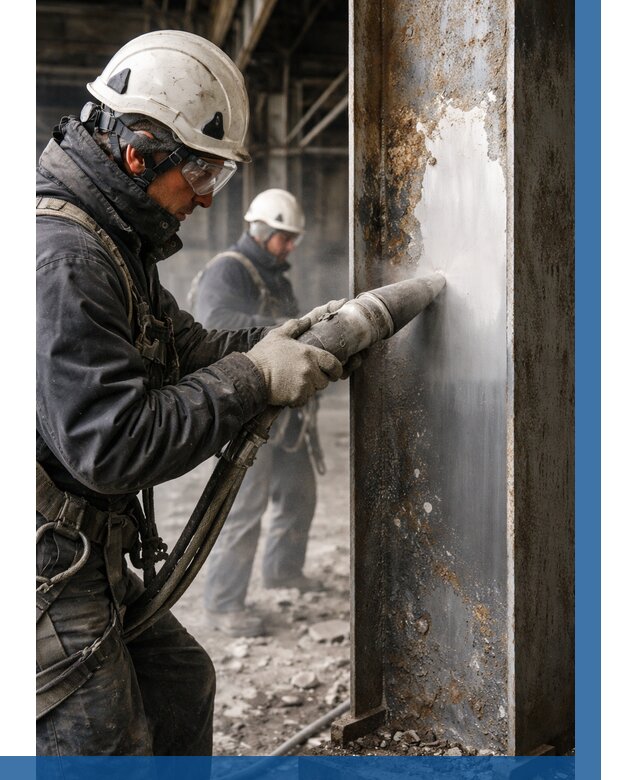 Удаление старой краски с металла в Удомле от 468 р. | ВЫСОТНИК-Дмл