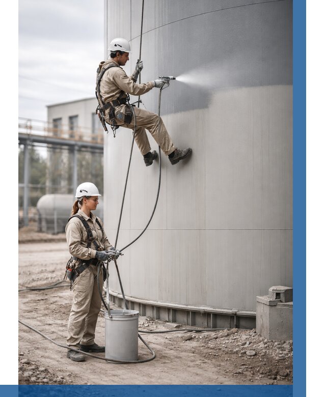 Покраска резервуаров в Удомле от 1247 р. | ВЫСОТНИК-Дмл — заказать