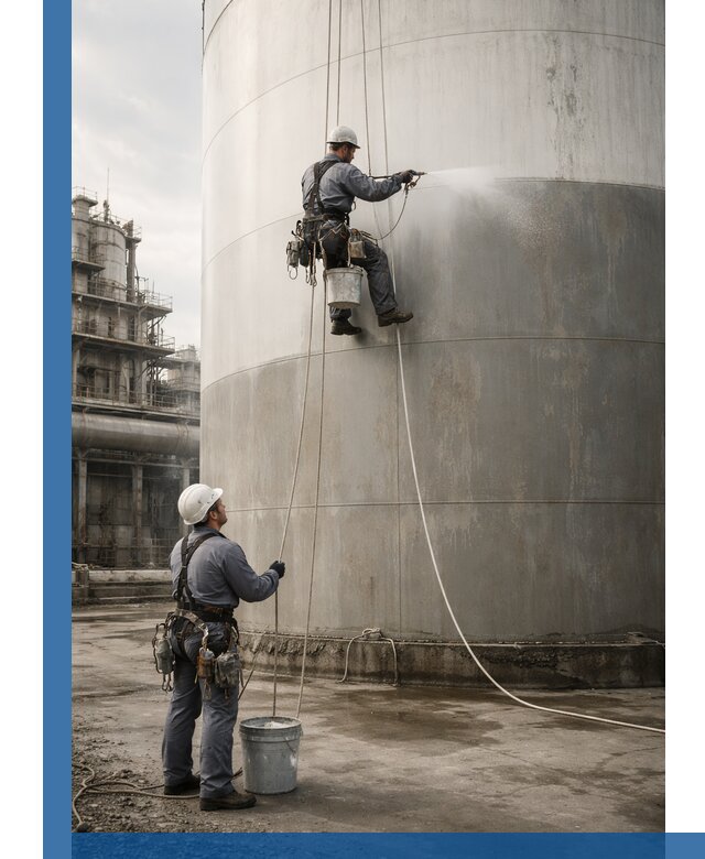 Покраска стальных резервуаров и емкостей в Удомле профессионально