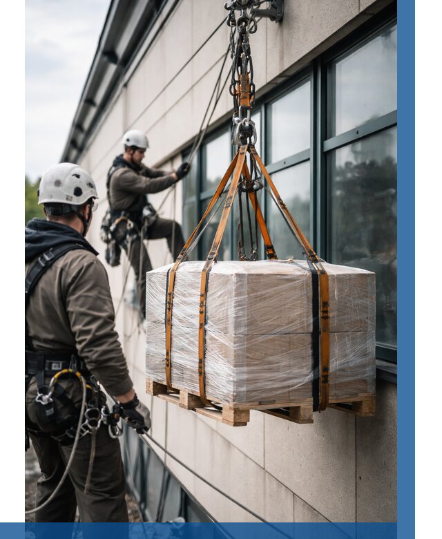 Подъем груза на высоту в Удомле от 3117 р. | ВЫСОТНИК-Дмл