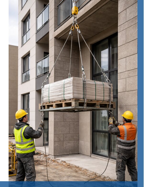 Подъем керамогранита на этаж в Удомле от 3636 р. | ВЫСОТНИК-Дмл