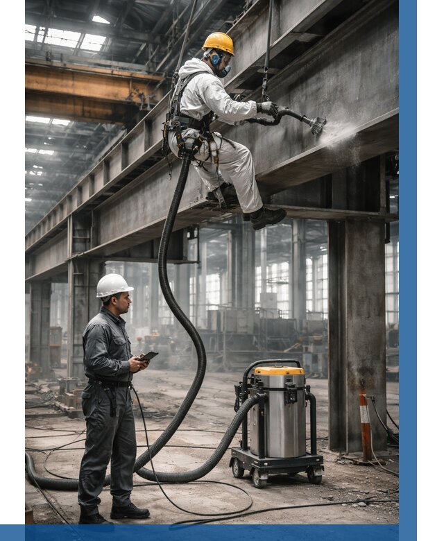 Обеспыливание конструкций в цехе в Удомле от 4363 р. | ВЫСОТНИК-Дмл