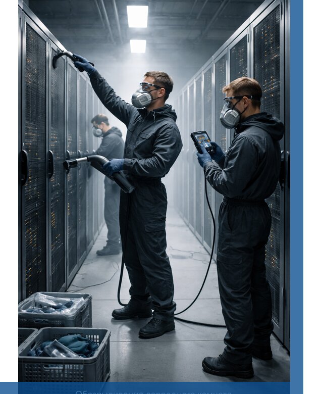 Обеспыливание серверной комнаты в Удомле от 4675 р. | ВЫСОТНИК-Дмл