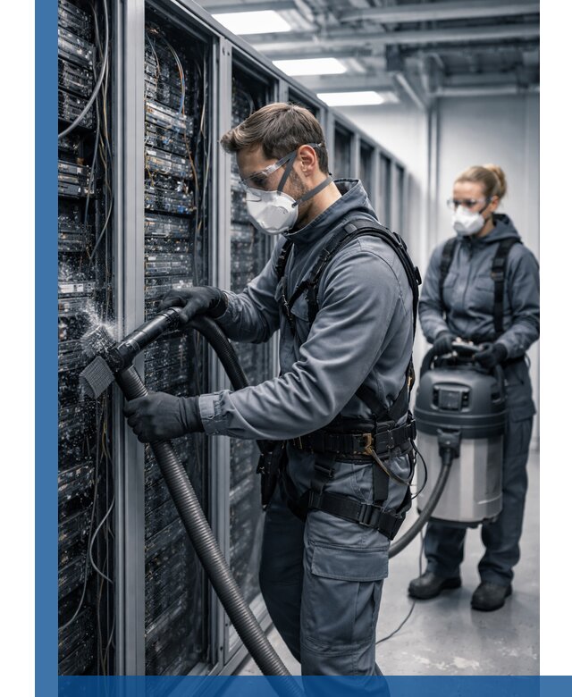 Обеспыливание серверной комнаты в Удомле, профессиональная очистка