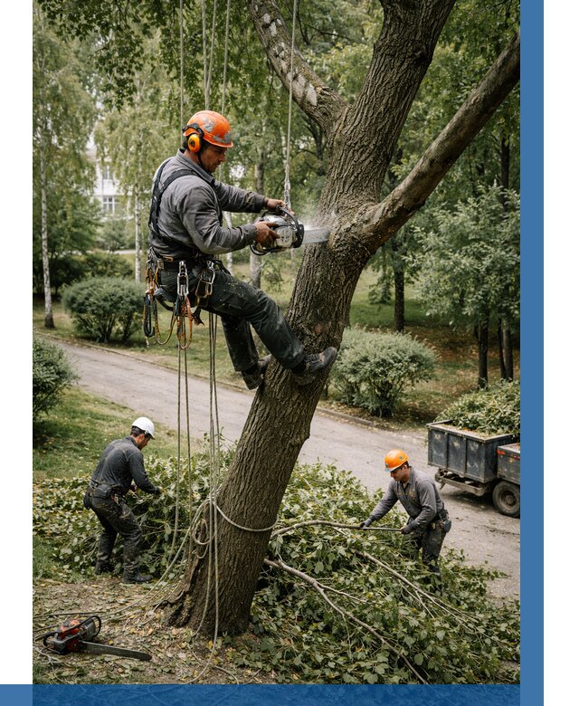 Кронирование деревьев в Удомле от 6753 р. | ВЫСОТНИК-Дмл