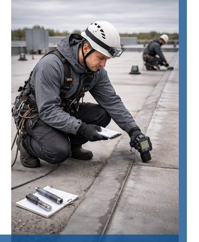 Обследование кровли на протечки в Удомле от 4675 р. | ВЫСОТНИК-Дмл